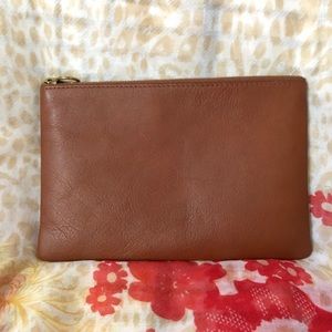Madewell leather pouch/clutch